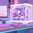 thumbnail image 6 of Hoengager Poseidon Gaming PC -AMD Ryzen 7 9700X 8Core 3.8 GHz, Radeon RX 9060 XT 16GB, 16GB DDR5 RAM, 1TB PCIe SSD, AIO RGB Luqid Cooler, Windows 11, 6 of 12