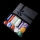 thumbnail image 1 of Juego de 14 piedras de poder de cristal con forma de columna hexagonal de siete chakras, amatista y rosa, regalo para amigos., 1 of 10