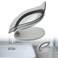 thumbnail image 2 of Soap Holder Dish Bathroom Shower Storage Plate Stand Box Tray Case Grey, 2 of 9