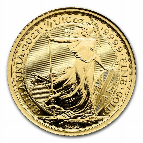 2021 Great Britain 1/10 oz Gold Britannia BU