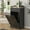 Black, variant on Tilt-Out Laundry Hamper & Trash Can Cabinet - 12 Gallon, Kitchen Island with Single Door, Black