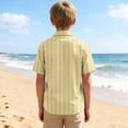thumbnail image 7 of Edvintorg Boys Shirts Size 10-12 Lightweight Breathable Short Sleeve Turndown Collar Pullover Tops Boys Clothing Size 3-15, 7 of 7
