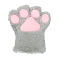 thumbnail image 3 of Fgnfyis Winter Gloves for Women Women Winter Cat Fingerless Cosplay Performance Convertible Mittens Plush Warm Grey, 3 of 3