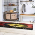 thumbnail image 4 of SKYSONIC 2'X6' Gold XOXO Lip Runner Rug with Rubber Backing, Happy Valentine's Day Non Slip Entryway Rug Runner Washable Soft Area Rug Carpet for Hallway Bedroom Kitchen Decor, 4 of 6