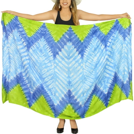 HAPPY BAY Women s Summer Beachwear Sarong Bikini Wraps Swim Cover up Skirt Wrap Bathing suit Swimwear Swimsuit Beach Coverups for Women One Size Sky  Tie Dye