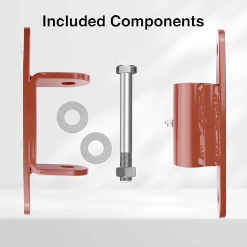 Heavy Duty Gate Hinges 7" with Built-in Roller Bearing Gate Hinges for Large Metal Gates Wooden Gates Up to 1100 Pounds Lubricable Gate Hinge(2PCS)