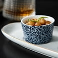 thumbnail image 4 of Hotel Restaurant Commercial Triple Platter Cold Dishes Snacks Snacks Salad Snack Plate Ceramic Tableware, 4 of 7