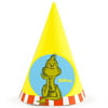 Dr Seuss Party Supplies - Cone Hats (8), Includes (8) paper cone hats with strings. Perfect for celebrating birthday parties! By BirthdayExpress
