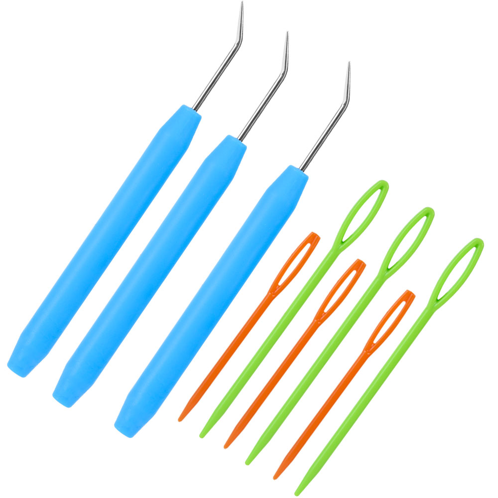 Loom Knit Hook Set, Crochet Needle Hook Kit, 3 Pcs Knitting Loom Hook