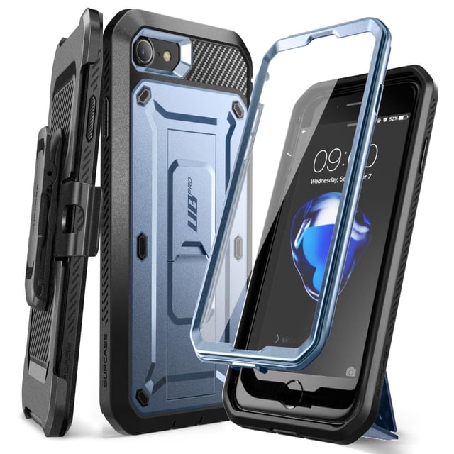 Funda de teléfono SUPCASE Unicorn Beetle Pro para iPhone SE de tercera y segunda generación, 7/8, co