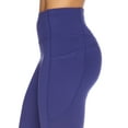 thumbnail image 4 of Reebok Women's Solid Print High Rise 7/8 Legging with 25" Inseam and Side Pockets, 4 of 4