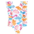 thumbnail image 1 of Trajes de baño Laklulu para niñas, bañador para niñas, bañador para niñas pequeñas, bañador para niñas, bañador deportivo de playa con flecos de 2 piezas, 1 of 6