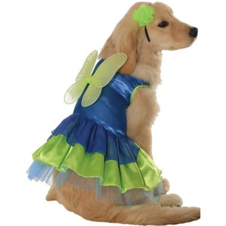 Green Blue Pixie Fairy Puppy Princess Dog Pet Costumes