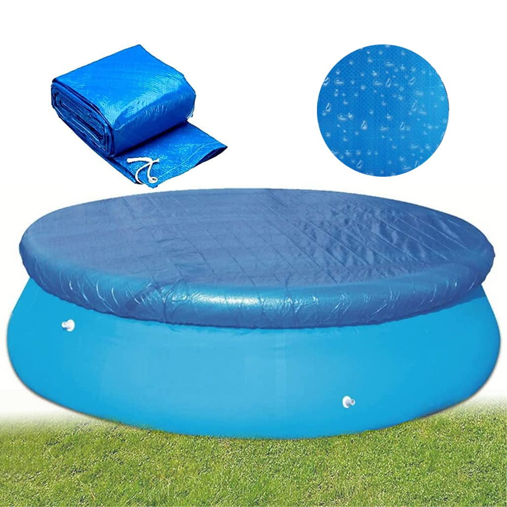 Reusable Round Swimming Paddling Pool Cover Inflatable fit 6/8/10-foot 