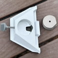 thumbnail image 3 of Rectangular Satellite Tripod Mount Adapter, Stable Satellite Connection Rectangular Satellite Aluminum Alloy Tripod Mount Adapter  for Camping, 3 of 7