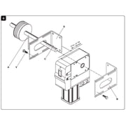Beninca Commercial Door Operator Chain Hoist (Gear Head Motor) VN.M20-A KIT - Includes Control PANELCELL.P (Built in Receiver with Dual Push Button)