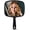 color, variant on Hand Mirror, Extra Large Barber Hairdressing Handheld Mirror with Handle for Salon, Square