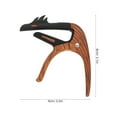 thumbnail image 2 of Guitar Clip Zinc Alloy Tone Modified Clamp Portable Guitar Exquisite Capo, 2 of 8
