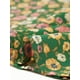 thumbnail image 5 of Vestido camisero floral vintage Allegra K de gasa con botones y manga corta para mujer Verde L, 5 of 6
