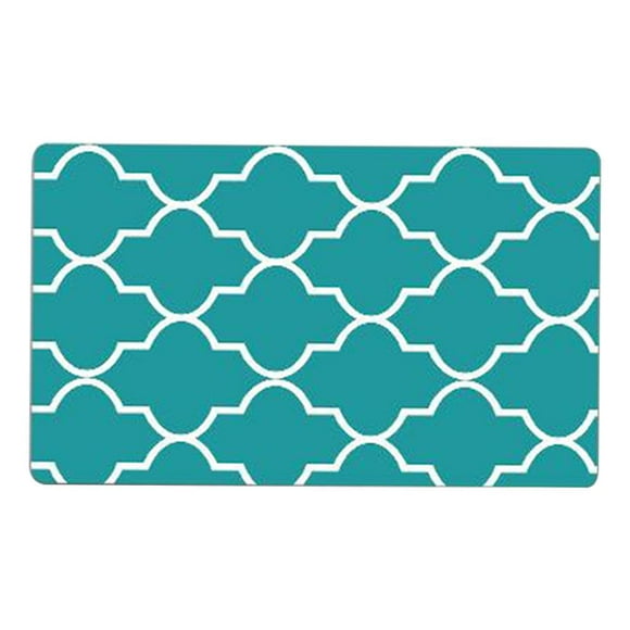 Kitchen Rugs and Mats Kitchen Mat Anti Fatigue Standing Mat for Kitchen, Office, Laundry Room and Desks - Green 75x45cm