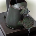 thumbnail image 6 of Alpine Corporation Metal Tiering Birdhouse into Water Can Fountain, 24 Inch Tall, 6 of 12