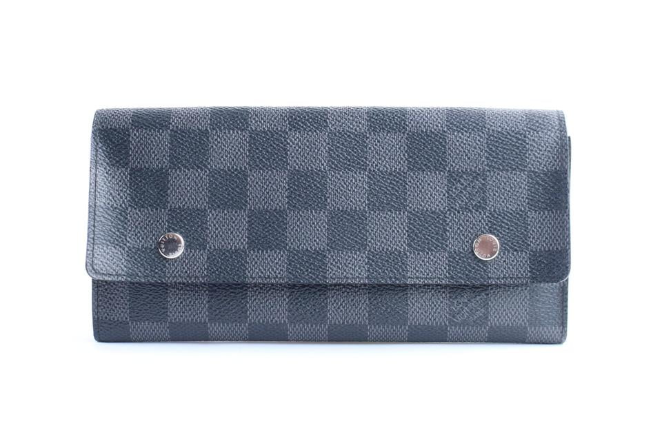 Derfor skandale Dekan Louis Vuitton Damier Graphite Long Modulable Flap Wallet 19LR0307 -  Walmart.com
