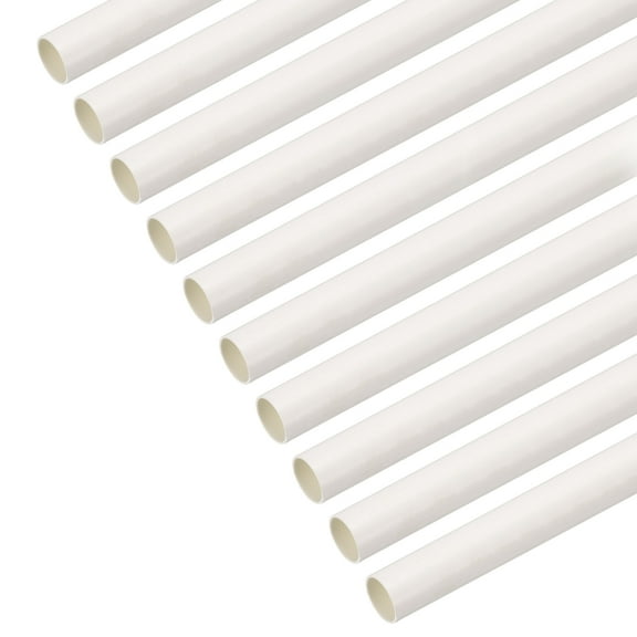 Conduit Pipes White Straight Tubes 25mm Conduit Pack of 10