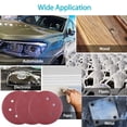 thumbnail image 4 of 90 PCS 6-Inch 6-Hole 320 Grit Sanding Disc - Hook and Loop Orbit Sander Sandpaper, 4 of 6