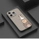 thumbnail image 4 of Moderno y funcional: estuche plateado esmerilado con ilustraciones modernas para iPhone 15 Pro Max 14 13 12 Pro 11, 4 of 4