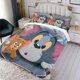 thumbnail image 3 of Tom y Jerry Conjunto de sábanas temático, trío de piezas, cómodo y amigable con la piel, diseño único, regalo de decoración para el hogar para familiares, amigos y fans, 90 cm * 190 cm, 3 of 6