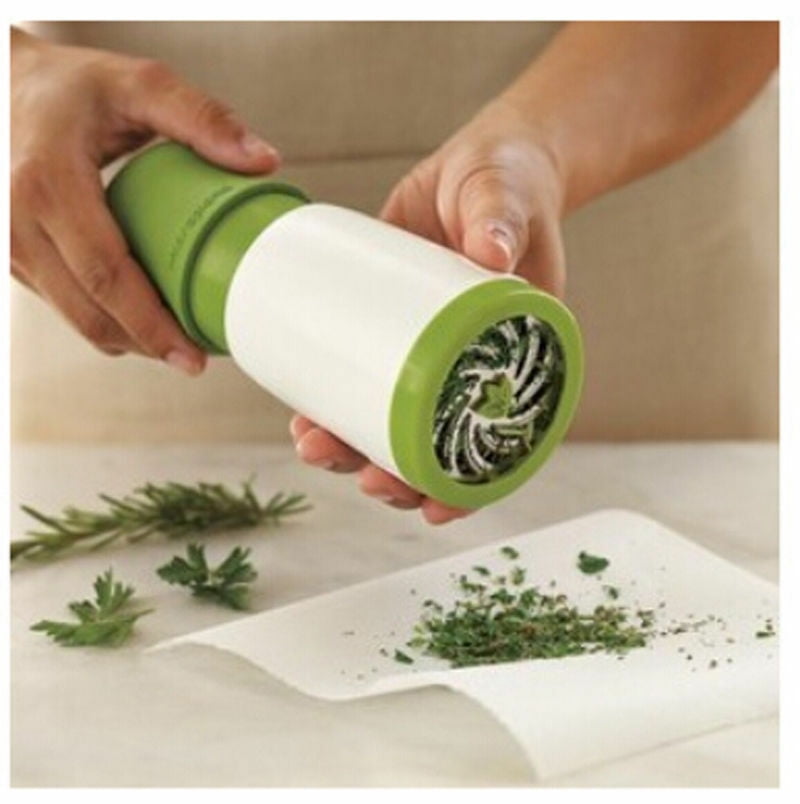 Manual Veggie Chopper Herb Grinder Spice Mill Parsley Shredder Chopper