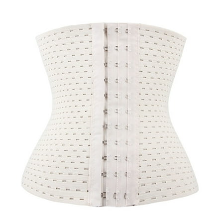 

Yache Corset Slim Fit 3 Rows Polyester Breathable Training Waist Cincher for Party