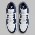 thumbnail image 4 of Nike Air Jordan 1 Low Midnight Navy 553558-141 Men's Sizes, 4 of 6