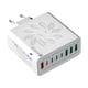 thumbnail image 1 of Cargador de teléfono móvil de carga rápida con 8 puertos (4 USB y 4 Type C) y 150 W, conforme a la norma europea, con cabezal de carga QC5.0, 1 of 4