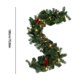 thumbnail image 3 of Decoraciones navideñas, adornos navideños, regalos navideños, coronas navideñas, coronas navideñas artificiales de ratán verde para decoración navideña, caña verde, 3 of 6