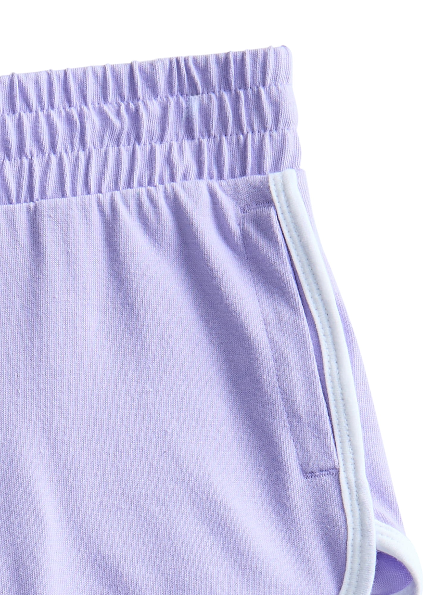 Wonder Nation Girls Dolphin Shorts, 2-Pack, Sizes 4-18 & Plus