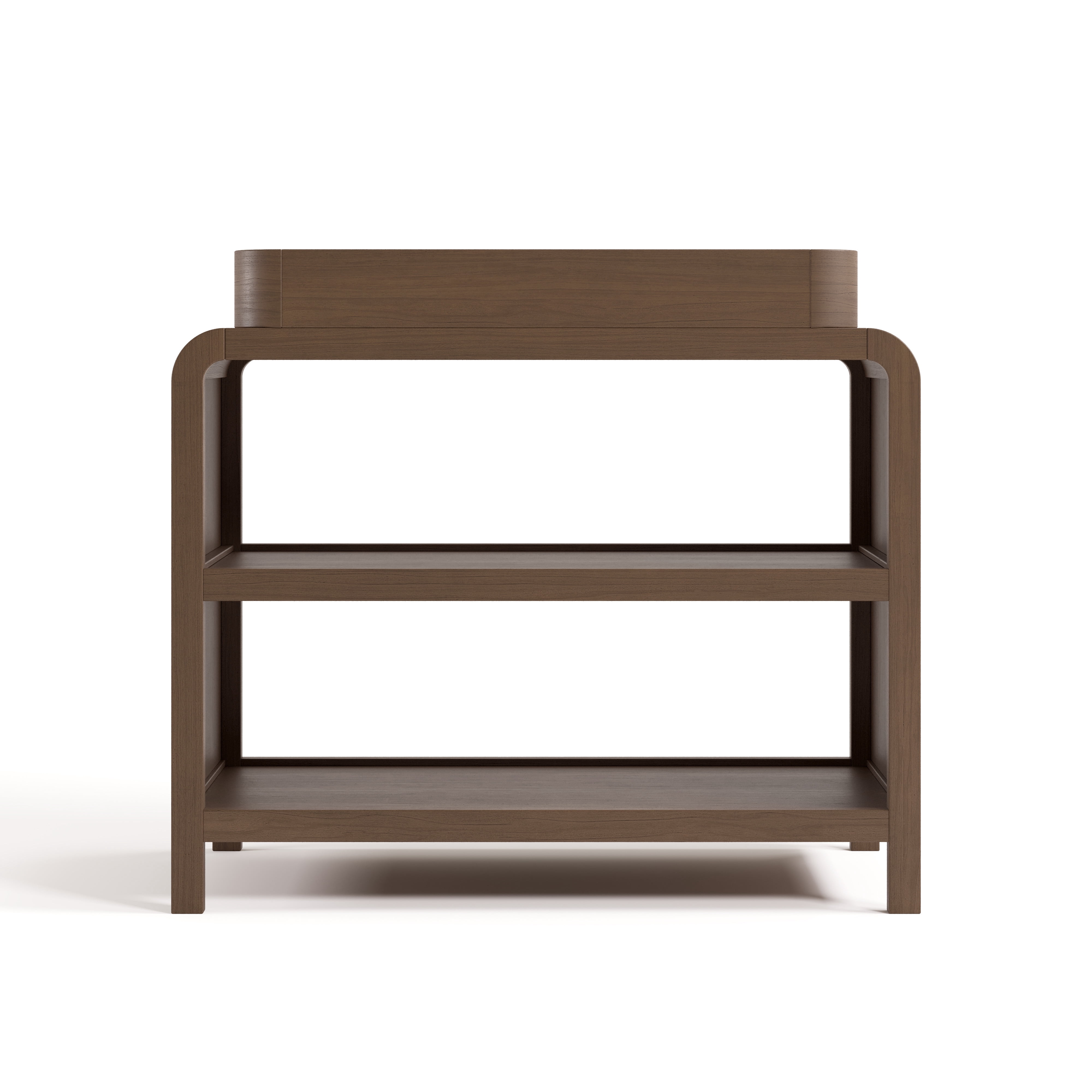 Storkcraft Santos Changing Table with Removable Infant Changing Table Topper, Hazelnut