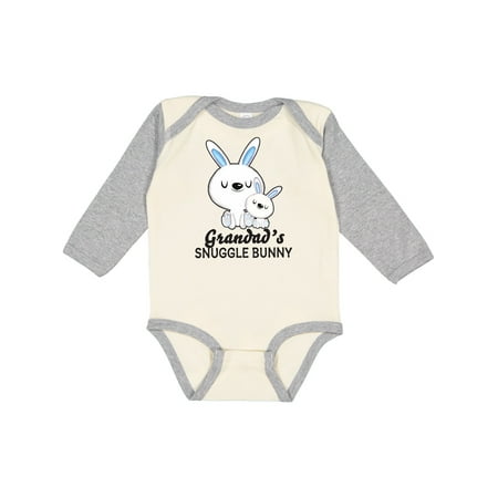 

Inktastic Grandads Snuggle Bunny Easter Gift Baby Boy Long Sleeve Bodysuit