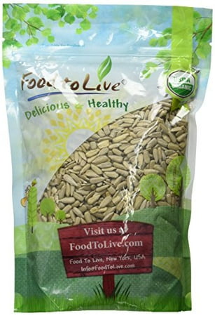 Food To Live ® Organic Sunflower Seeds (Raw, No Shell) (1 Pound)