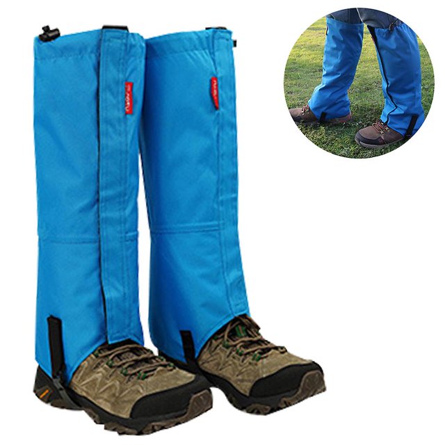 Mantas de senderismo para acampar al aire libre para correr y caminar mochilero para mujeres y hombres, protección de tobillo, mallas para botas, mallas, funda para nieve, transpirable, ligero, aguado Afortunado Sencillez