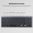 thumbnail image 3 of Teclado inalámbrico 2.4G Teclado inalámbrico ultrafino Teclado silencioso 95 teclas, 3 of 8