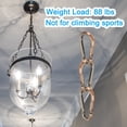 thumbnail image 4 of Unique Bargains 5mm Spring Snap Hook Clips Chain Quick Links Connector Ring Lock 88 Lbs Red Bronze 6 Pack, 4 of 6