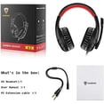 thumbnail image 2 of Auriculares de juego NUBWO U3 3.5mm para PC, PS4, PS5, Laptop, Xbox, Mac, iPad, Switch. Control de volumen y micrófono flexible con mic NUBWO Nintendo Switch, 2 of 3