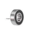 thumbnail image 3 of 6202-2RS Deep Groove Ball Bearings Z2 15mmx35mmx11mm Double Shielded Carbon Steel 10pcs, 3 of 4