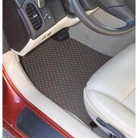 C6 Corvette Floor Mats - All Weather Rubber Lloyds Mats : Hook Style Anchor Gray : 2007 Late-2011
