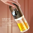 thumbnail image 4 of Dalazy 150ml Bouteille d'Huile Verre Cuisine Grillade Distributeur Étanche Extérieur Réutilisable Résistant à la Poussière Récipient de Vinaigre Rechargeable Blanc, 4 of 7