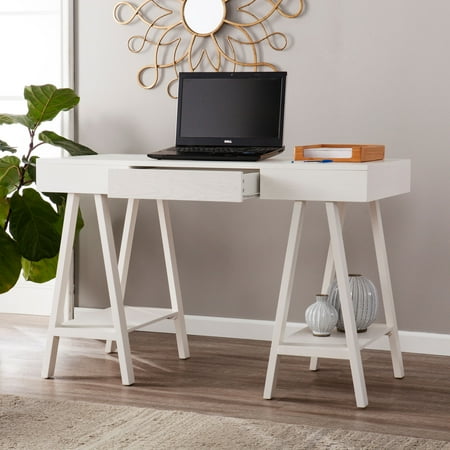 Southern Enterprises Hoshi Sawhorse Writing Desk Transitional
