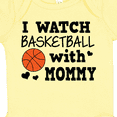 thumbnail image 4 of Inktastic I Watch Basketball with Mommy Boys Baby Bodysuit, 4 of 5