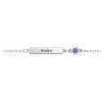 thumbnail image 3 of Engravable Bar Bracelet with Birthstone, 3 of 7