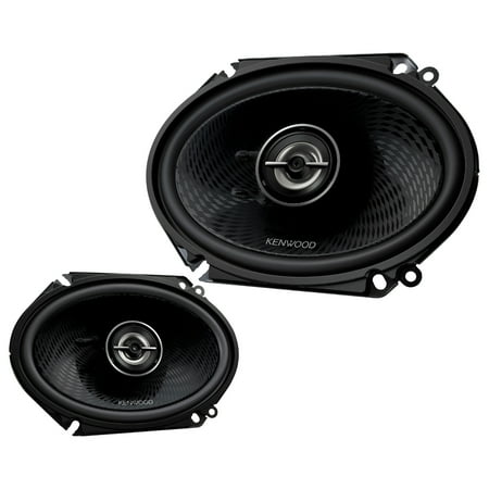 New Kenwood KFC-C6898RS 6x8" 360W Peak Power Oval Custom Fit 2-Way Coaxial Speakers